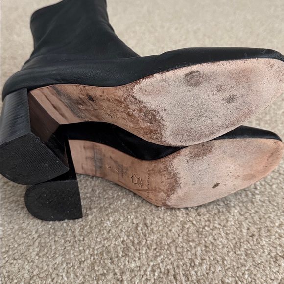 Loeffler Randall Black Leather Booties, sz 7 - Picture 6 of 6